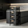 Wheeled Storage Drawer Cart,storage drawers with wheels,rolling storage