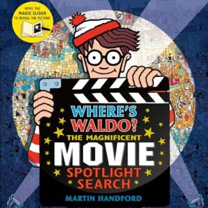 Where's Waldo? The Magnificent Movie Spotlight Search: (A Hidden Object Search-and-Find Puzzle Book with a Magic Flashlight to Reveal the Picture - a Perfect Gift & Travel Companion for All Ages)