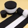 White Elastic Band for Sewing,5.5Yards Flat Strap High Elasticity Sewing Knit Fabric for Waistbands,Pants,Clothes,DIY Crafts
