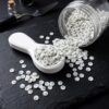 White Halloween Skull Polymer Clay Fake Sprinkles for Crafts (20g)