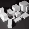 White Polystyrene Foam Blocks for DIY Crafts, Sculpture & Floral Arrangements(30x30x5cmx6pcs)