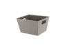 Whitmor 6982-105 Fabric Storage Tote, Black Pattern, 13 x 15 x 10 In. - Quantity 1