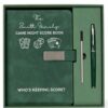 Who’s Keeping Score Notebooks, Game Night Score Book, Game Night Score Book For Family, Couples, Board Game Lover - Personalized Notebook Set, Board Game Notebook, Notebook for Family Game Night