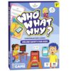 Who What Why Conversation Cards for Kids Online Safety – Cybersecurity & Digital Awareness Learning Game – Emotional Regulation Tool for Kids – Social Skills Activity & Speech Therapy Materials