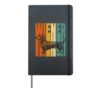 Wiener Dog Retro Vintage Dachshund Hardcover Journal, Black