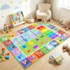 Wiero ABC Alphabet Rug for Kids Bedroom - 2.5x4 Feet Educational Numbers & Animals Play Mat, Learning Carpet for Boys and Girls Early Education