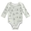 WIFIU Tent Canoe Campfire Tree Baby Girls Boys Bodysuit Cotton Long Sleeve Rompers One Piece Baby Clothes Outfits for Newborn Infant 12-18 Month