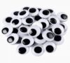 Wiggle Eyes Self Adhesive Black White Googly Eyes for DIY Crafts Decoration Plastic Eyes with Strong Adhesive, Easy to Stick. Ideal for DIY Crafts, School Projects, Party Favors. (0.6 in)