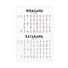 Wigonda Hiragana And Katakana Japanese Alphabet Hiragana, Japanese Language Chart ​ Canvas Poster Wall Art Prints Room Aesthetic Murals Bedroom And Living Decorations Unframe 16x24inch