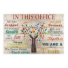 Wigonda In This Office We Are A Team Best Motivational Quotes Modern Canvas Poster Wall Art Prints Room Aesthetic Murals Bedroom And Living Decorations Unframe 24x36inch