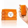 Wilbarger Method Therapy Sensory Brush (Orange) – Occupational Therapressure Brush for Calming, Stimulating, and Sensory Brushing, 3 Count