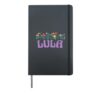Wildflower Floral LULA First Name Mother's Day Women Hardcover Journal, Black