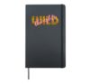 WILD thoughts Tiger Print Pink Funny Hardcover Journal, Black