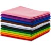 WILLBOND 12 Pcs 37 x 20 Inch Large Felt Fabric Sheets by The Yard 1.2 mm Soft Craft Felt Sheet 12 Assorted Color for DIY Summer Decor Graduation Gift Sewing Patchwork(Fresh Color)