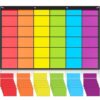 Willinglong 36 Pocket Small Group Pocket Chart with 36 Pcs Dry Erase Cards Set, Management Pocket Chart Teacher Supplies Classroom Jobs Chart and Cards for Educational Learning Activities (Black)