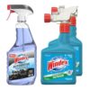 Windex Automotive & Outdoor Window Cleaner Bundle – Includes 23oz Automotive Glass Cleaner for Streak-Free Car Windows & 2 Count 32oz Outdoor Hose Window Cleaner, Ammonia-Free, Patio & Exterior Shine