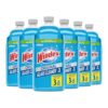 Windex Refill Glass and Window Cleaner Bottle, Bottle Made of 100% Recycled Plastic, Surface Cleaning Spray, Original Blue Scent, 2L (67.6 Fl Oz) (Pack of 6)