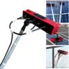Window Cleaning Telescopic Cleaner Wash Brush Kit Adjustable Pole Length，4m Telescopic Window Cleaner - Extendable Brush for Solar Panels with Soft PP Bristles & 180° Rotating Head for Effec