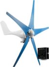 Wind Turbine Generator 5000W Home Kit, 220V 5-Blade Windmill with Controller, Renewable Energy for Farm Off-Grid Use
