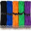 Windyun 1000 Pcs Breakaway Lanyards for ID Badges Bulk Flat Lanyards Strap with J Hook School and Office Supplies (Multicolor)