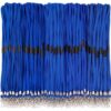 Windyun 1000 Pcs Breakaway Lanyards for ID Badges Bulk Flat Lanyards Strap with J Hook School and Office Supplies (Blue)