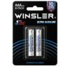 WINSLER AAA Batteries, 1.5V Alkaline AAA Batteries for Remote Controls, Toys, Flashlights and Household Devices, Long Lasting Alkaline Battery Pack (Pack of 2)