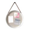 Wintem - Round Cork Board 39cm for Notes, Photos and Reminders with Easy Assembly, Use with Push Pins and Natural Design, Perfect for Home and Office