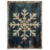 Winter Snowflake Rustic Pattern Art 300 Pieces, Adult Holiday Logical Thinking Stress Relief Jigsaw Puzzle