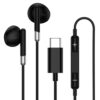 Wired Earbuds USB C Samsung Headphone for Samsung Galaxy S26 Ultra S25 FE S24 S23 S22 S21 A57 A56 A37 A36 A17 A16 5G Wired Ear Buds Type C Earphone with Mic Remote Control for iPhone 17 16 15 Pro Max