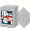 Wire Dishcloth Cleaning Cloths, Double-Layer Diamond Weave, 10 Pcs