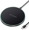 Wireless Charger 20W Fast Wireless Charging Pad Compatible with iPhone 11 12 13 14 15 16 17 Pro/Pro Max, iPhone Xs/XS Max/XR/8 Plus,AirPod4/Pro/3/2,for Samsung Galaxy S Note,Galaxy Buds