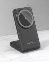 Wireless Charger Magnetic Stand for iPhone 17/16/15/14/13 Series 25W Fast Magnetic Wireless Charging Station for iPhone Samsung Phone Charger Compatible Stand