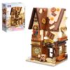 Wise Block Chocolate Shop Building Blocks Set 380 PCS Mini Street View Model Kit for Boys & Girls Ages 8-12, Creative STEM Toy Gift for Birthday Christmas, Fun Room Decor Display for Desk Shelf