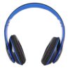Wisoqu Kids Over Ear Headphones with Microphone, Wireless Wired 2 in 1 Foldable HiFi Stereo Headset, Retractable Headband, Support Memory Card Playback, 40mm Driver for School (Blue)