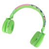 Wisoqu with Microphone, OnEar Stereo Headset for Children, Noise Reduction Foldable Design, Portable Cartoon Earphones for Online Learning, School, Travel & Gifts for