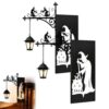 Witch Bookshelf Lamp,Vintage Hanging LED Bookshelf Lights with Bookend-Style Base, Warm Decorative Bookshelf Lighting for Book Nook, Home Library, Study and Reading Corner