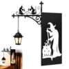 Witch Bookshelf Lamp,Vintage Hanging LED Bookshelf Lights with Bookend-Style Base, Warm Decorative Bookshelf Lighting for Book Nook, Home Library, Study and Reading Corner