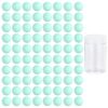 Witlans 80pcs Chinese Checker Game Replacement Balls,14mm Acrylic Balls for Aggravation Game,Traditional Marbles Games (PowderBlue)