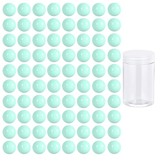 Witlans 80pcs Chinese Checker Game Replacement Balls,14mm Acrylic Balls for Aggravation Game,Traditional Marbles Games (PowderBlue)