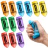 Wiwiqing 12 Pcs 3.94 Inches Crayon Stress Balls Toys Back to School Classroom Teacher Gifts Bulk Kids Adult Student Reward Party Favors Prizes Motivational Foam Stress Relief Slow Rising Hand Squeeze