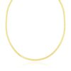 WJD Exclusives 14K Yellow Gold 3.2mm Omega Cubetto Chain (Solid Links) 16"-20" 18"