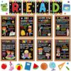 WJFNKXKL 28 Pieces Reading Strategy Posters Classroom Decorations Reading Strategy Bulletin Board Set for School Classroom Home Decoration Supplies