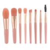 WODHAZNC 8 Mini Makeup Brush Portable Soft Hair Set Beauty Tool Foundation