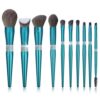 WODHAZNC Makeup Brush with Drill Set Soft Hair Eyeshadow Foundation Beauty Tools Full Travel Portable Pack