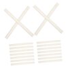 WOFASHPURET 50pcs Hot Melt Glue Gun Sticks for Fabric and Metal, 4 Inches Long Resin Glue with Strong Quick-setting Adhesive and Multi-temperature Use for Crafts and Home Décor Projects