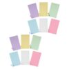 WOFASHPURET 600pcs Colored Lined Index Cards with Rings Portable Paper Flashcards for Study Sessions and School Notepad Note Cards for Students for Exams