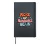 Woke Up Handsome Again Hardcover Journal, Black