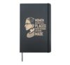 Women Belong In All Places Where Decisions Are Being Made Hardcover Journal, Black