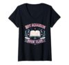 Women's Boy Aquarium Book Club Hockey Romance Reader Aesthetic Vibes V-Neck T-Shirt