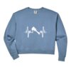 Womens Brush Decorator Craftsmanship Comfort Colors Crop Sweatshirt